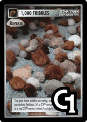 1,000 Tribbles - Reverse (Red)